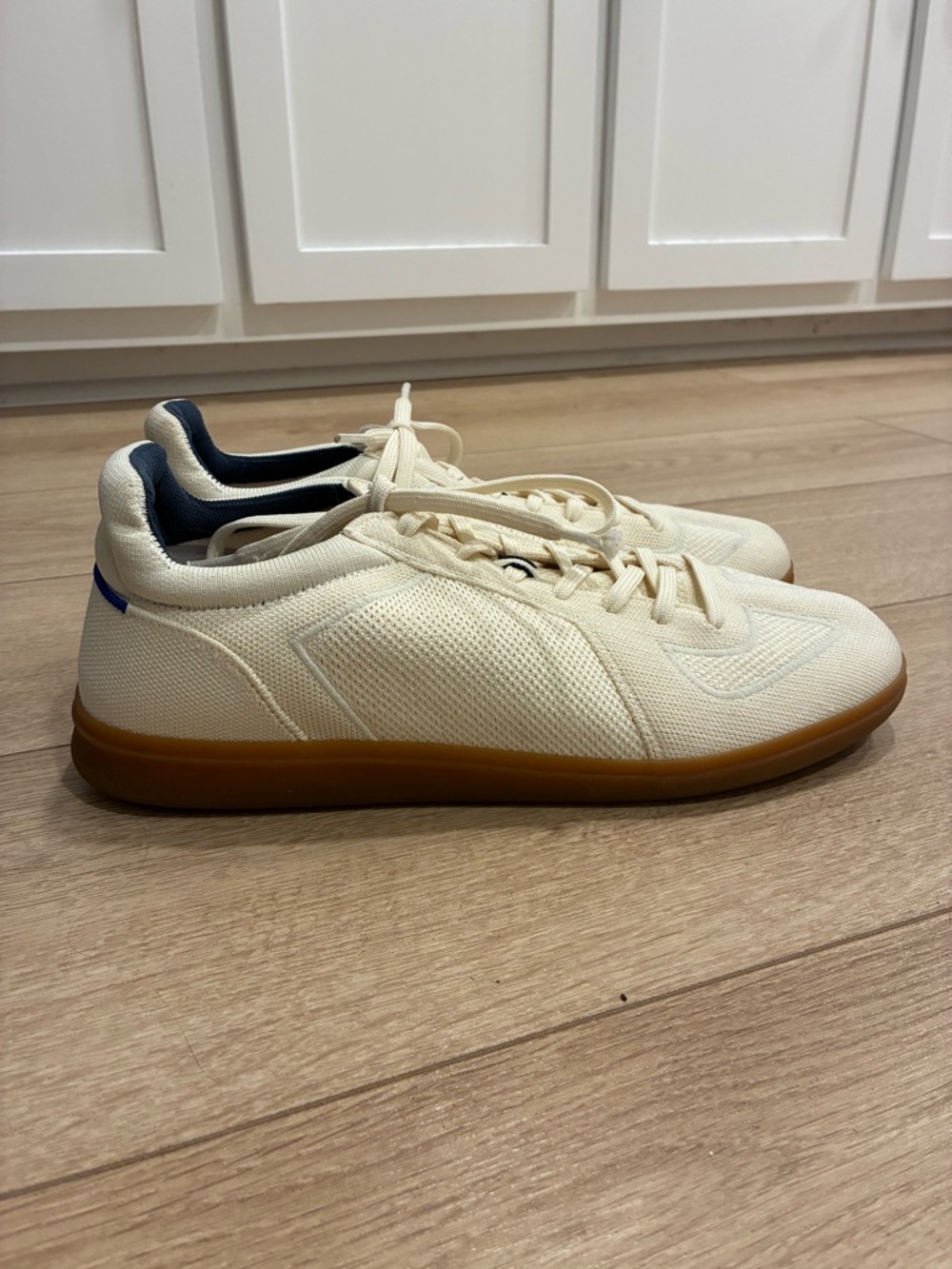 Rothy's Men’s RS01 Sneaker Bone Cream Knit Size 12